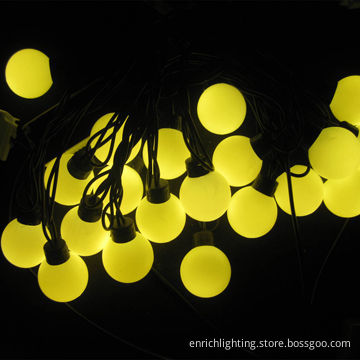 Multiple Color LED Ball String Lights with 5 Meters/Set 40mm Ball Diameter